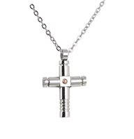 Collana Rosso Amante Uomo Leonardo da Vinci in Acciaio UCN347MB - UCN347MB